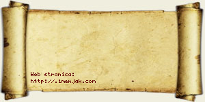 Andjelina Šljivovac vizit kartica